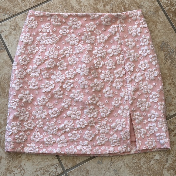 Wild Fable Pink Floral Mini Skirt - Picture 3 of 6